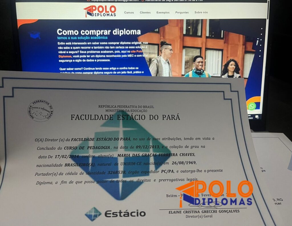 Comprar Diploma de Engenharia Mecânica