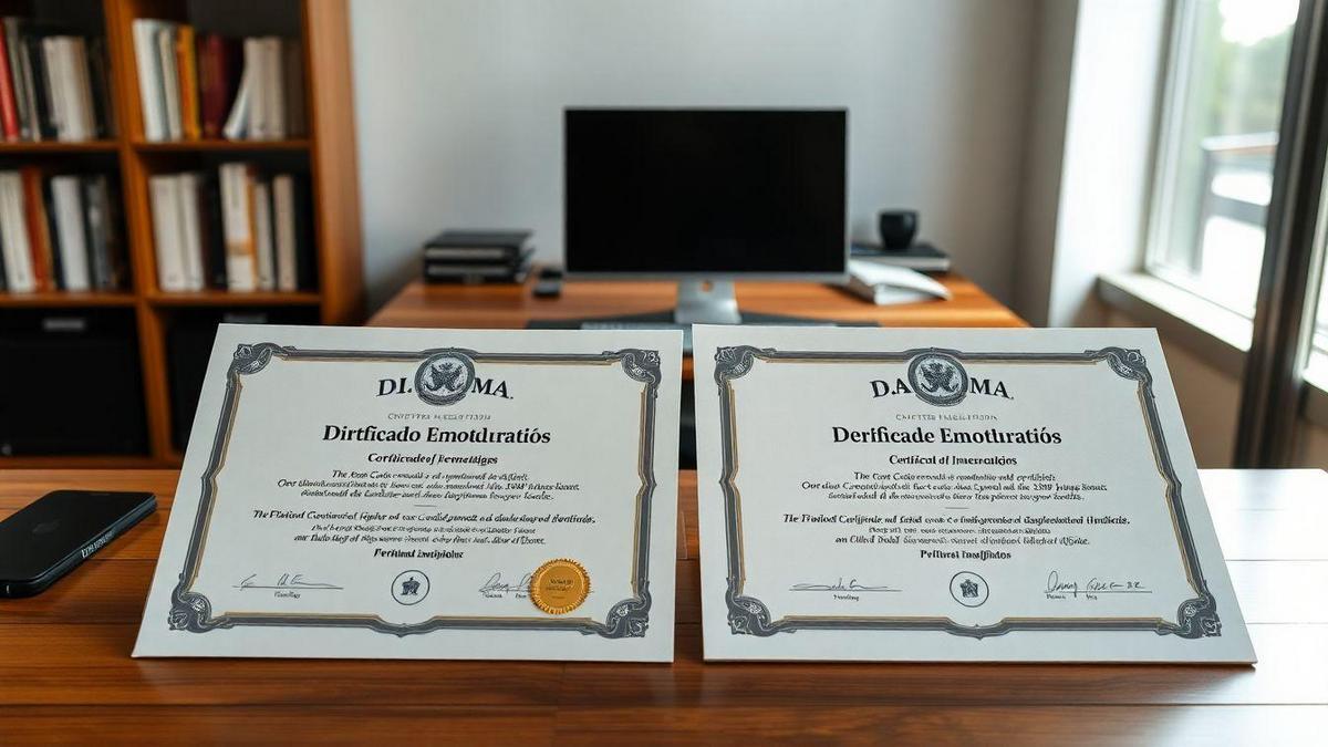 Comparação com Diplomas Falsificados