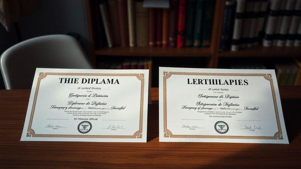 Diferenças entre Diplomas Falsos e Reconhecidos